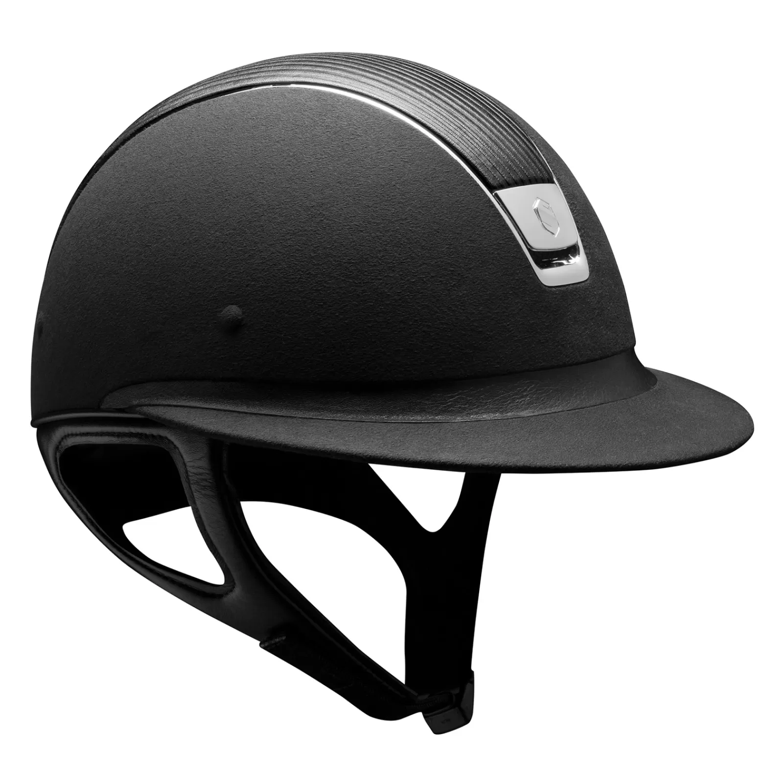 Riding Hats & Helmets*samshield Miss Shield Premium Leather/Chrome, Regular (Without Liner) Black