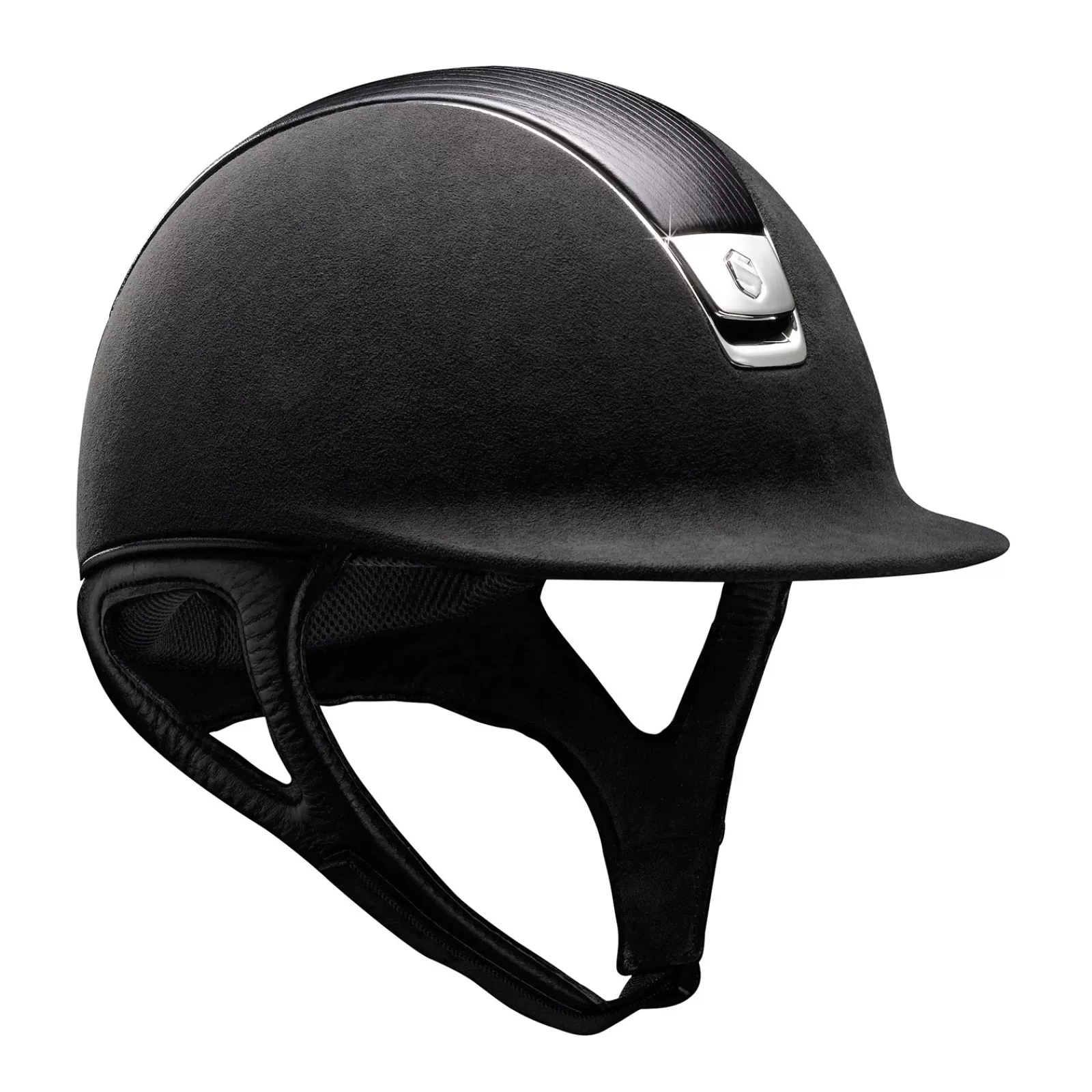 Riding Hats & Helmets*samshield Premium Leather/Chrome, Dressage (Without Liner) Black