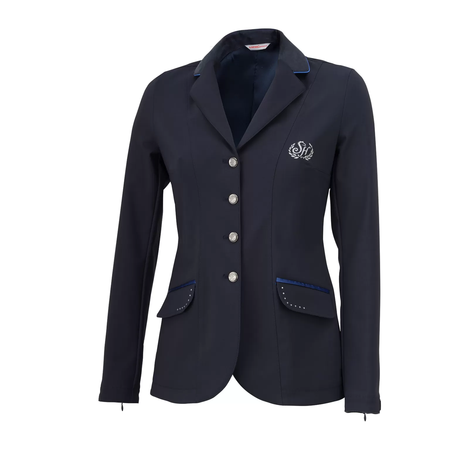 Show Clothing*sarmhippique Sarm Hippique Antea Showjacket Dark Blue/Dark Blue