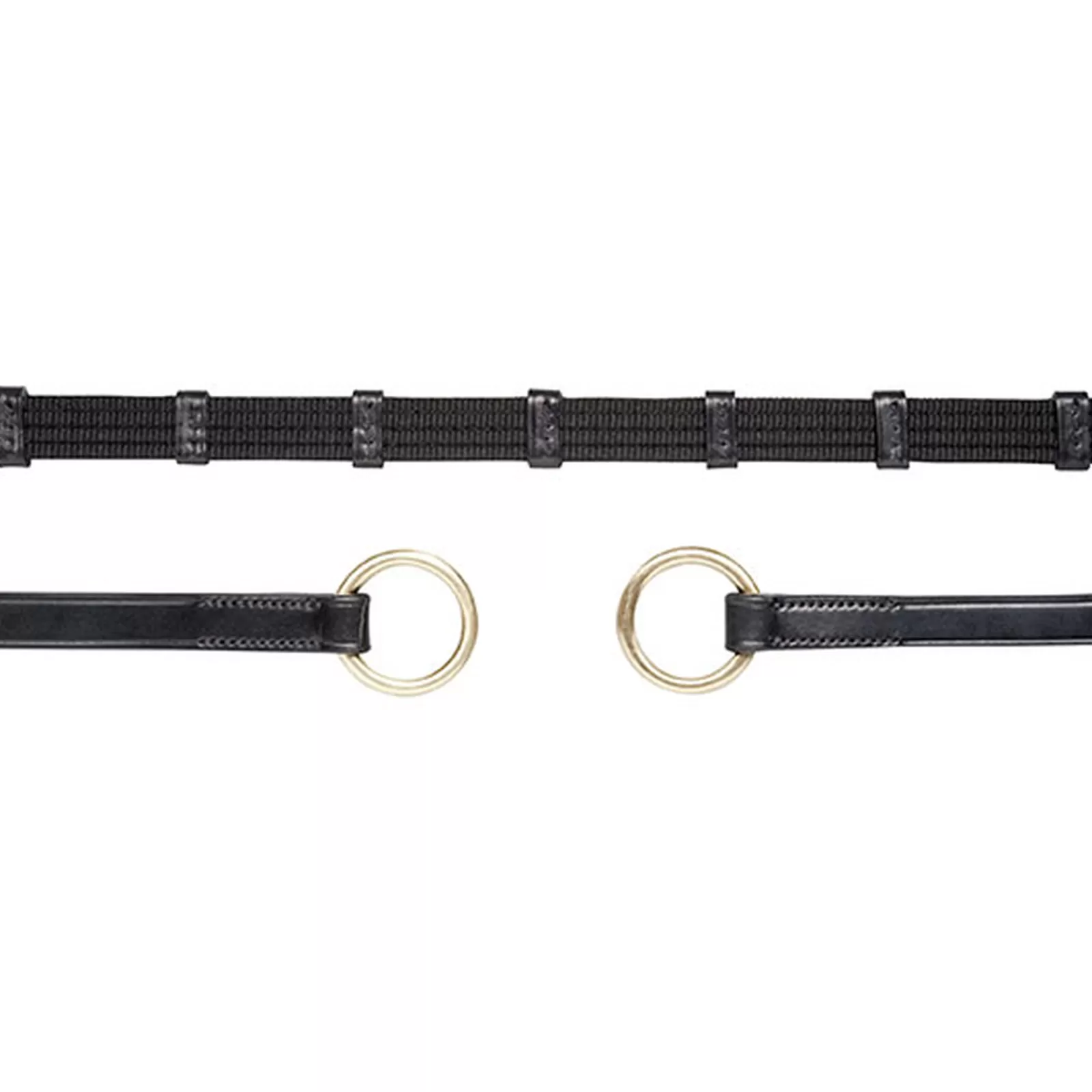 schockemohle Schockem Hle Reins Double Stop With Ring, Reins Basic> Reins