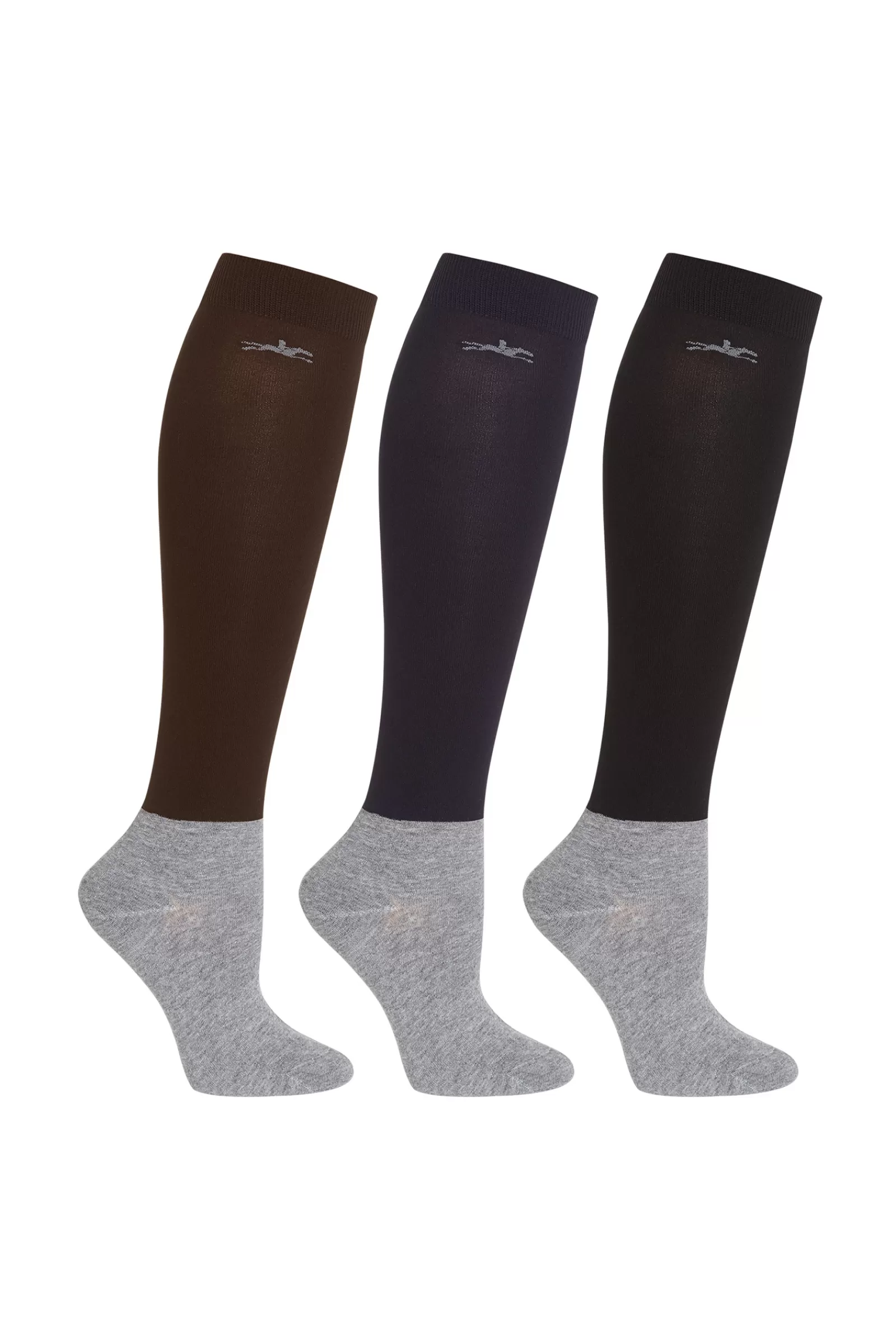 Riding Socks*schockemohle Show Socks Brown/Dark Blue