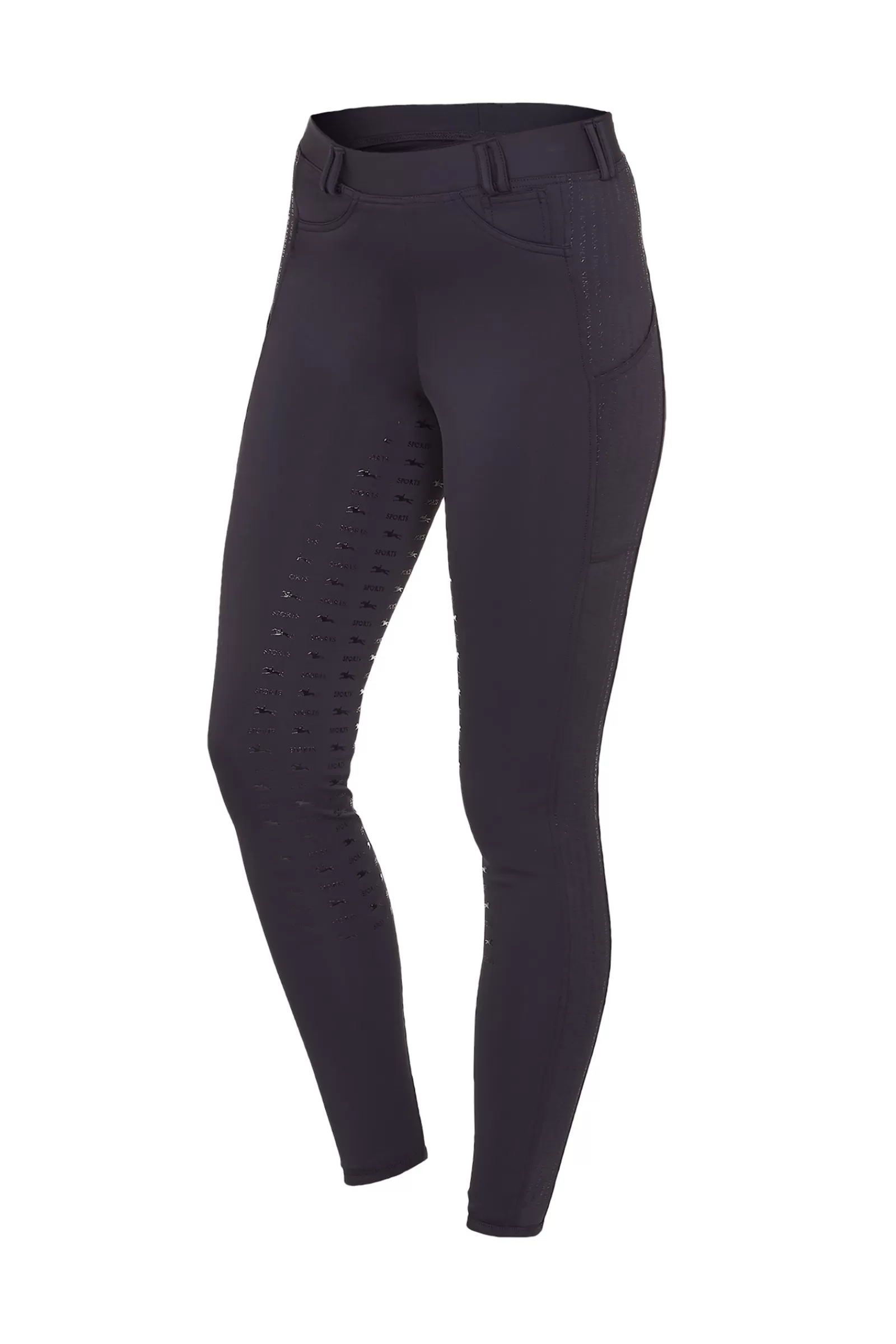 Riding Tights*schockemohle Sporty Style Women'S Full Grip Tights Db/Ab