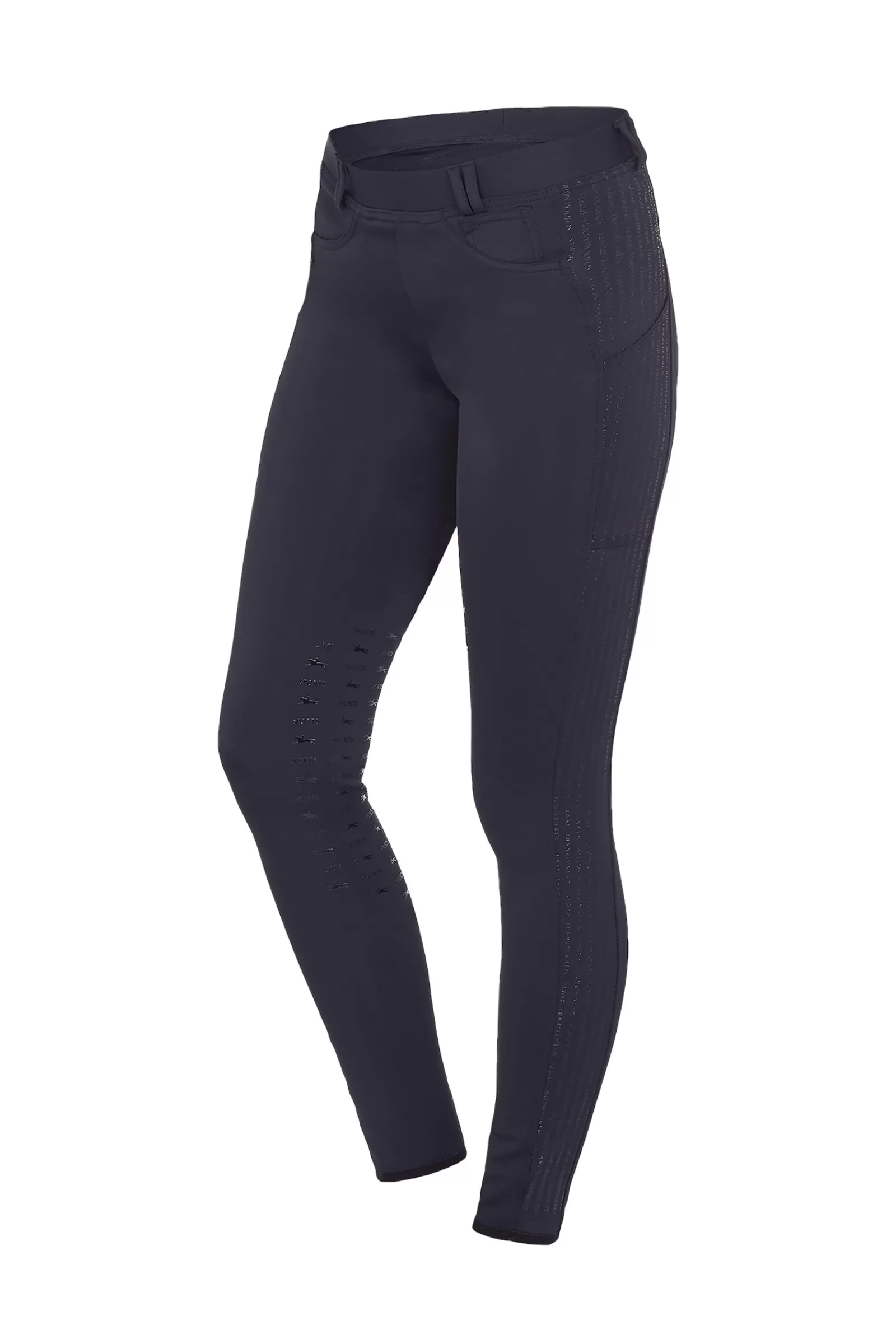 Riding Tights*schockemohle Sporty Style Women'S Knee Grip Tights Db/Ab