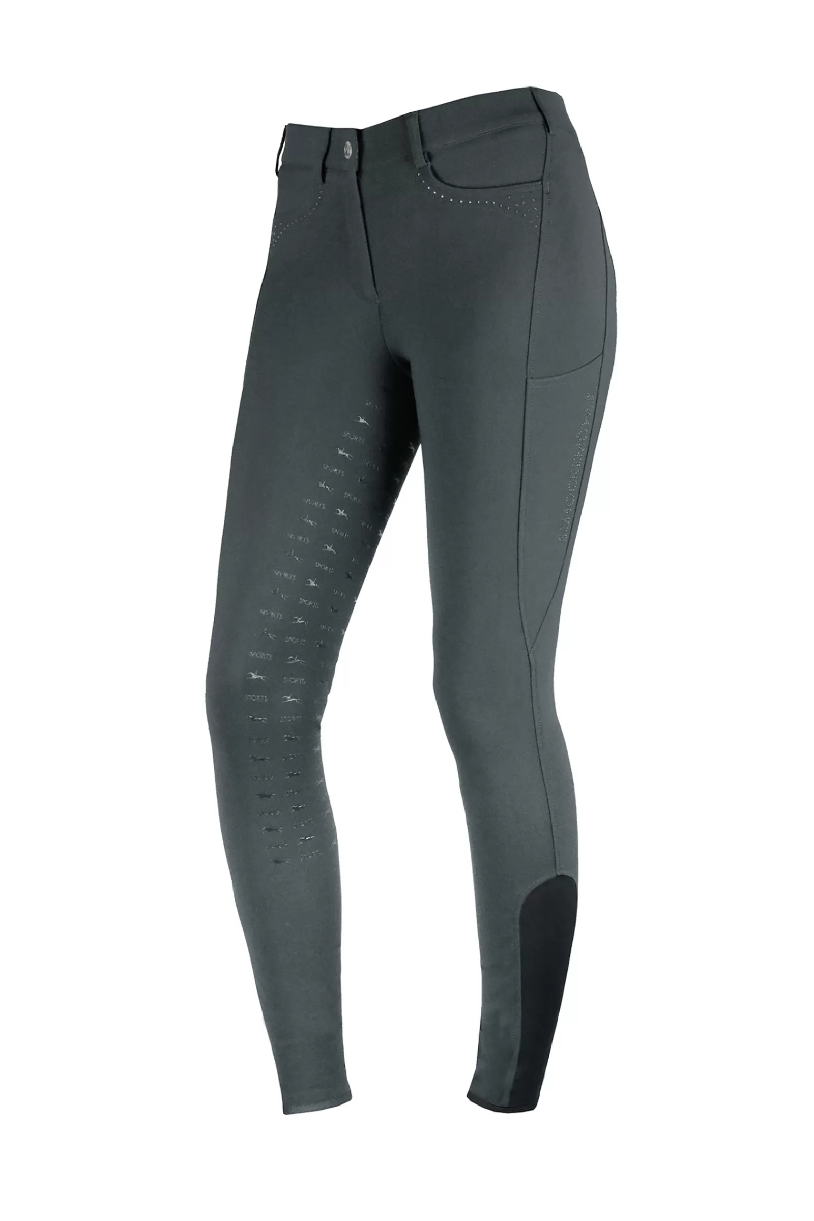 Full Seat Breeches*schockemohle Victory Fs For Women Graphite Dark Grey