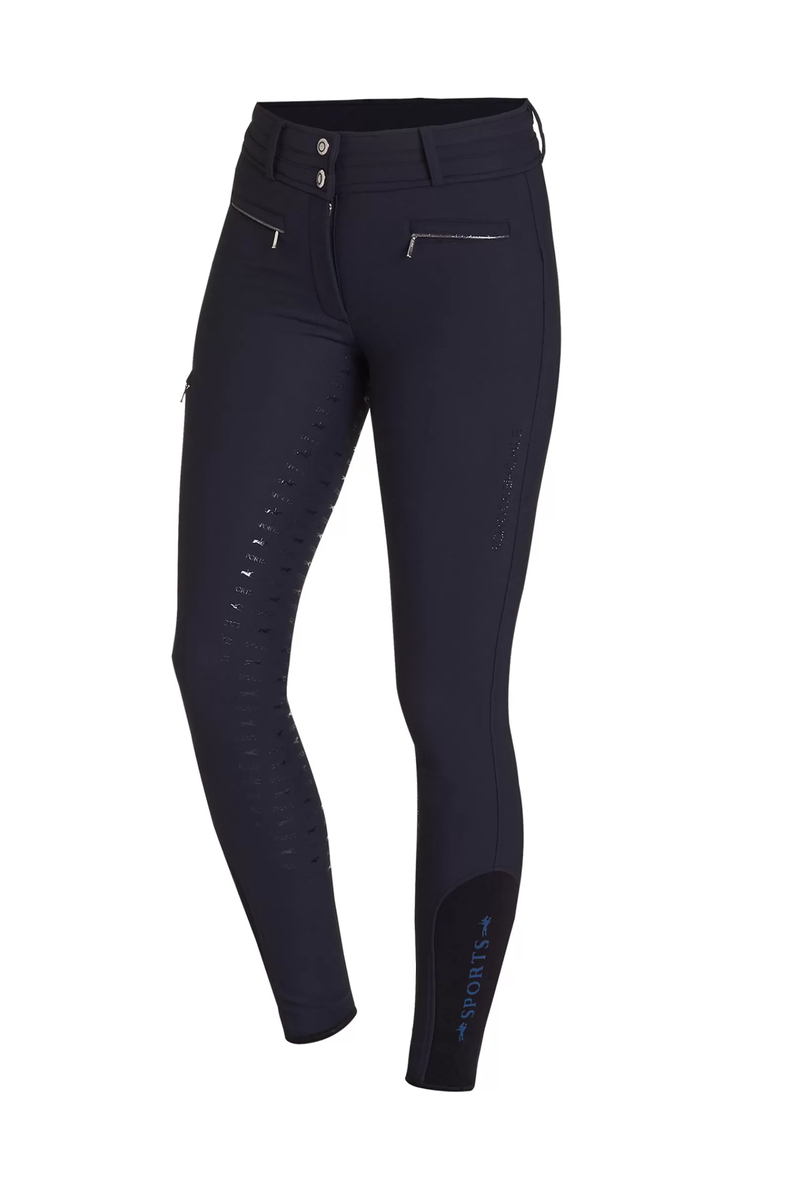 Full Seat Breeches*schockemohle Winter Heather Women'S Full Seat Breeches Turquoise Blue