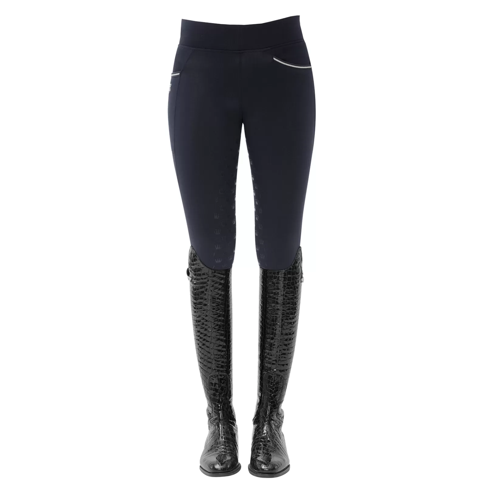 Riding Tights*spooks Sanne Full Grip Leggins Db/Ab