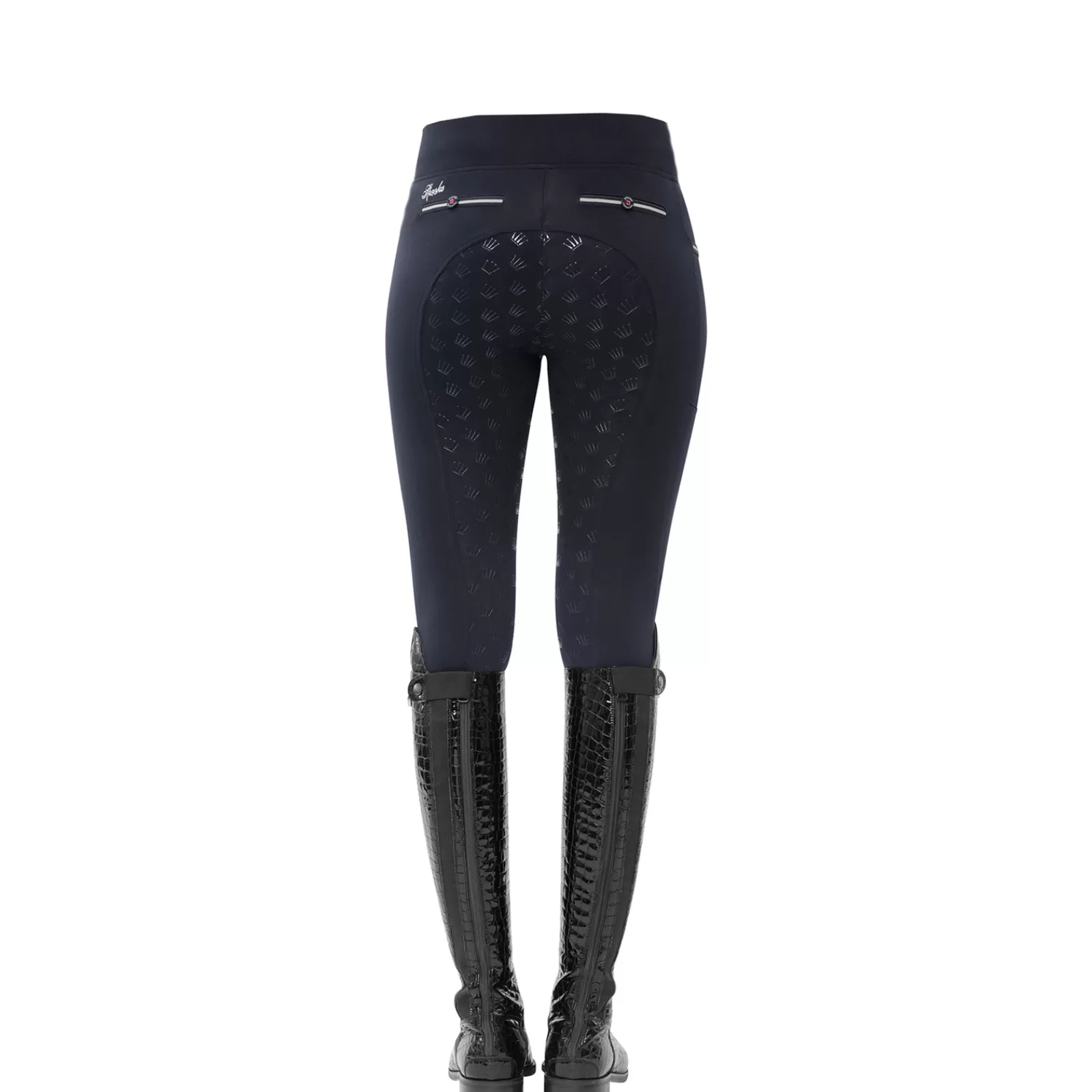 Riding Tights*spooks Sanne Full Grip Leggins Db/Ab