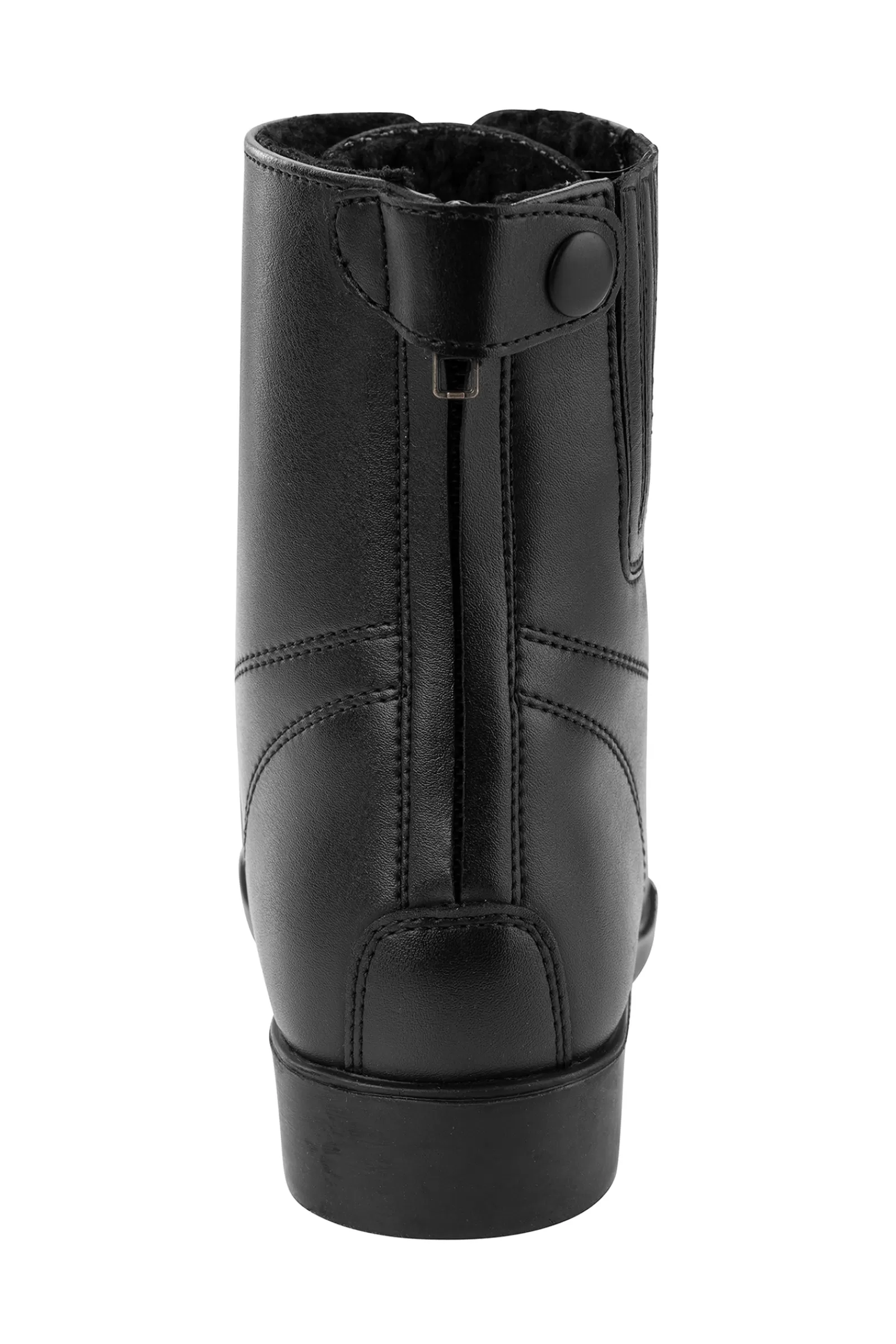 Jodhpur Boots*suedwindfootwear Suedwind Footwear Companion Back Zip Lace Women'S Vegan Winter Jodhpur Boots Black