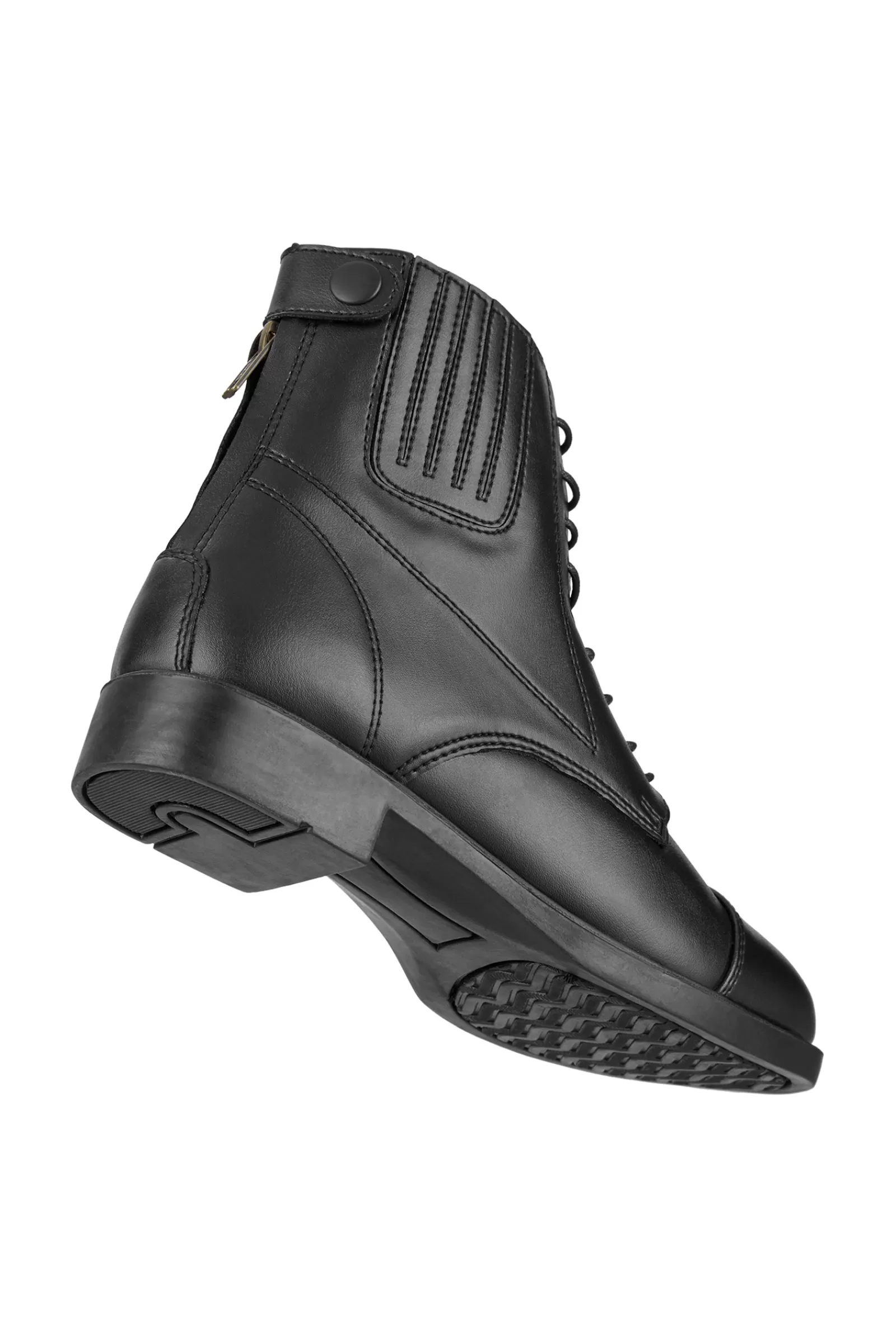 Kids Jodhpur Boots*suedwindfootwear Suedwind Footwear Companion Vegan Back Zip Lace Kids' Jodhpur Boots Black