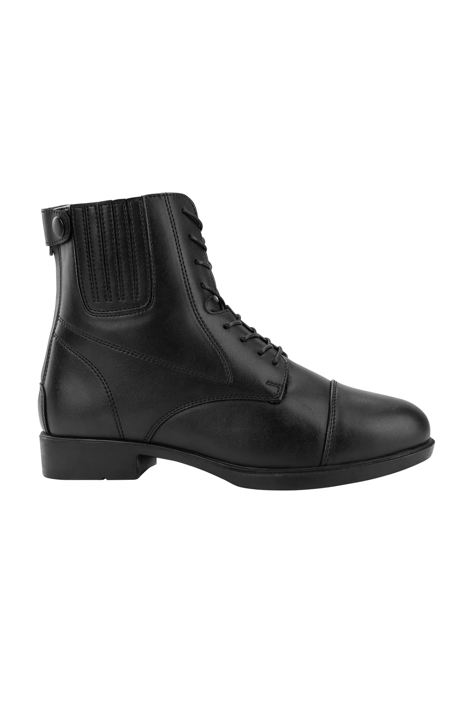Kids Jodhpur Boots*suedwindfootwear Suedwind Footwear Companion Vegan Winter Back Zip Lace Kids' Jodhpur Boot Black