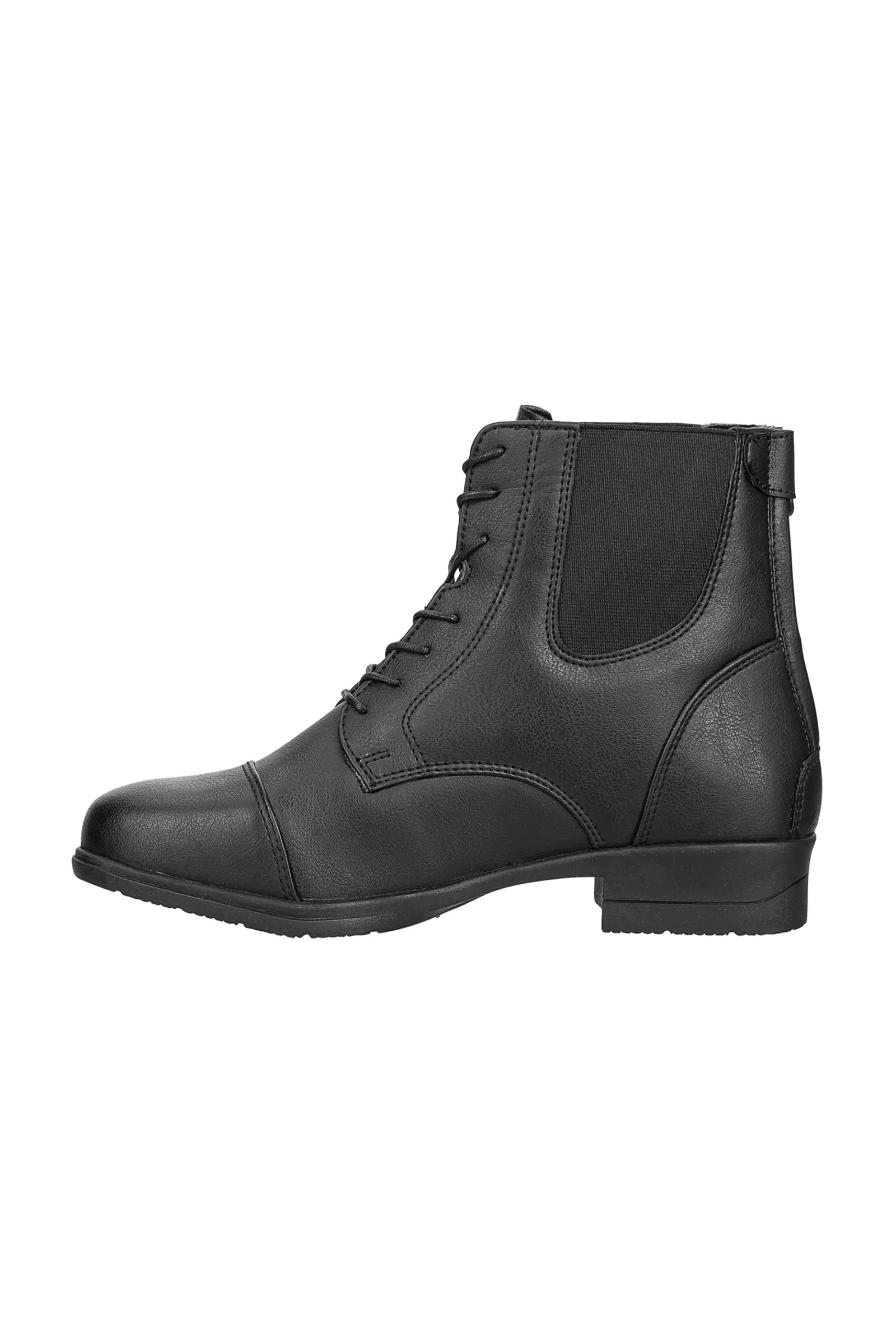 Jodhpur Boots*suedwindfootwear Suedwind Footwear Nova Back Zip Lace Vegan Kids' Jodhpur Boots Black