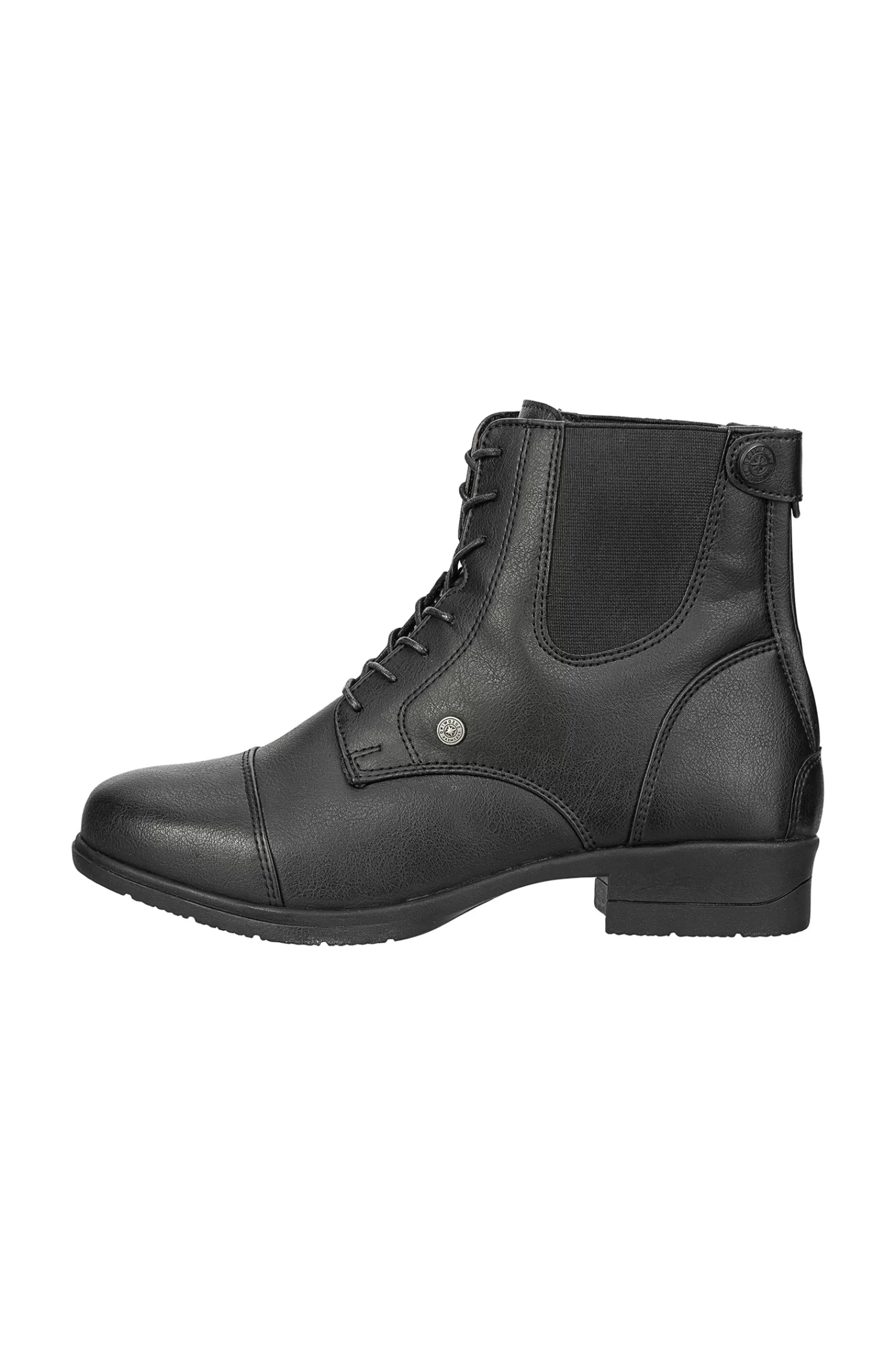 Jodhpur Boots*suedwindfootwear Suedwind Footwear Nova Back Zip Lace Vegan Kids' Jodhpur Boots Black