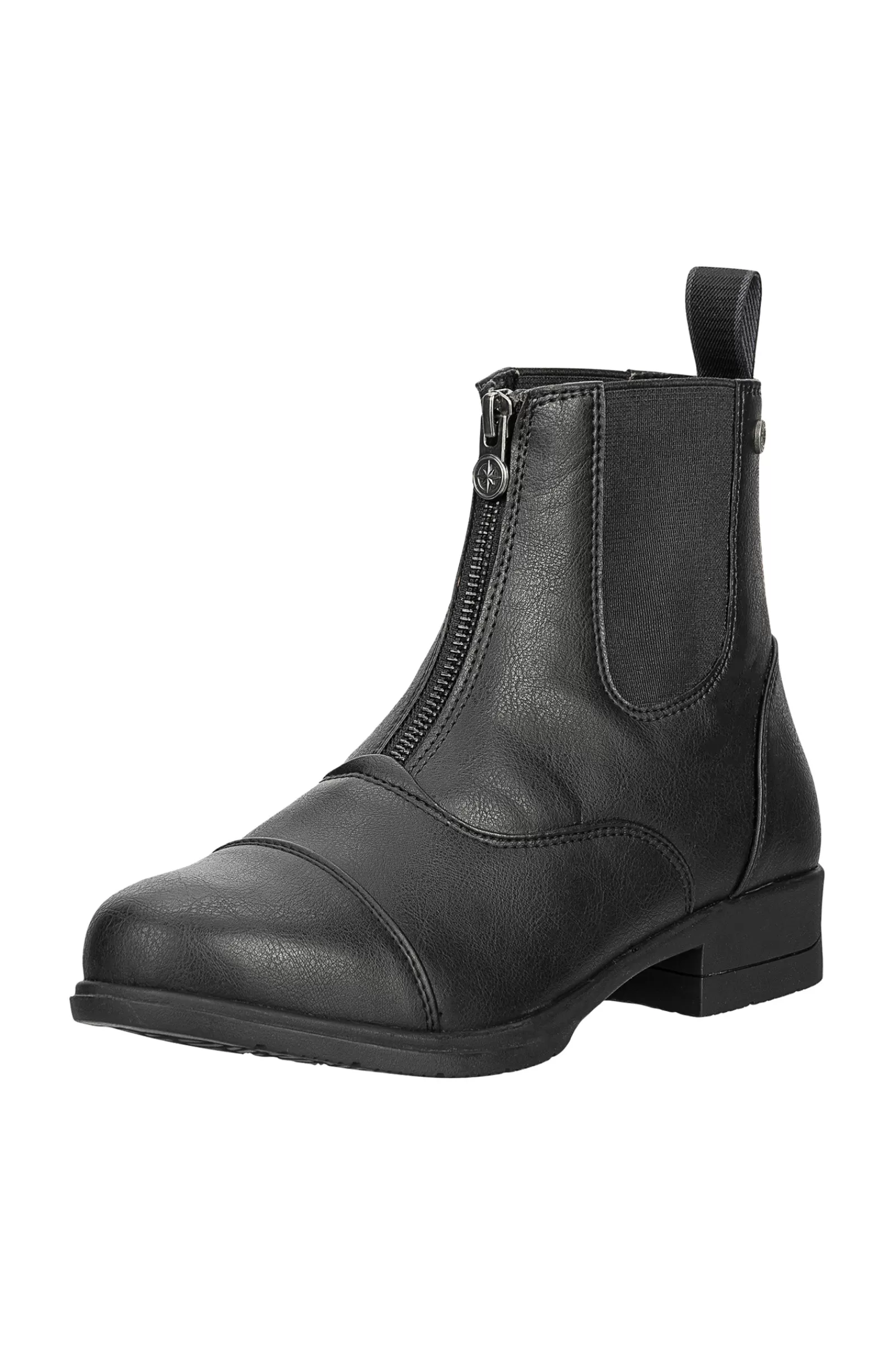 Jodhpur Boots*suedwindfootwear Suedwind Footwear Nova Front Zip Vegan Kids' Jodhpur Boots Black