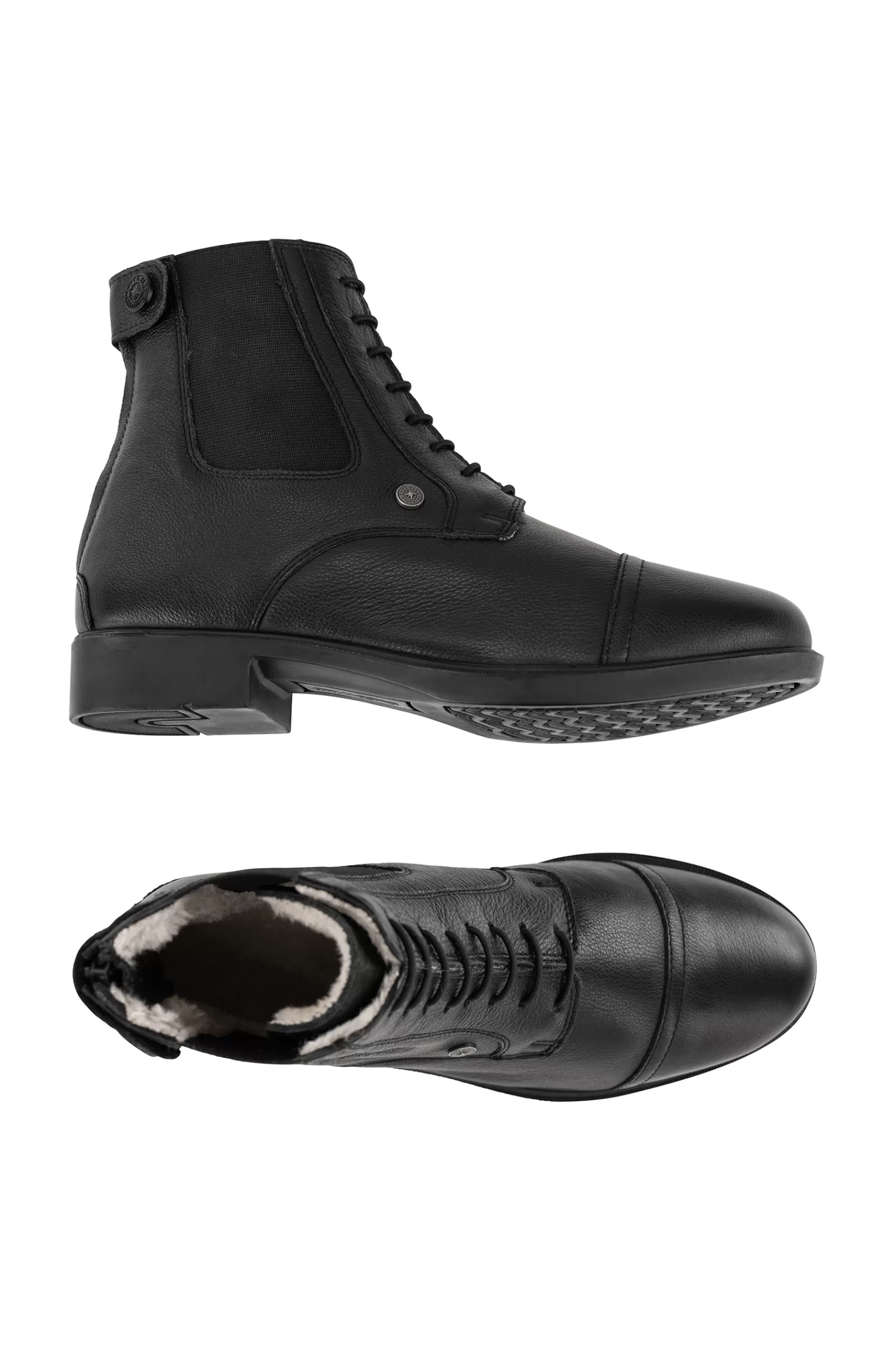 Kids Jodhpur Boots*suedwindfootwear Suedwind Footwear Nova Kids Back Zip Lace Soft Kids' Winter Jodhpur Boots Black