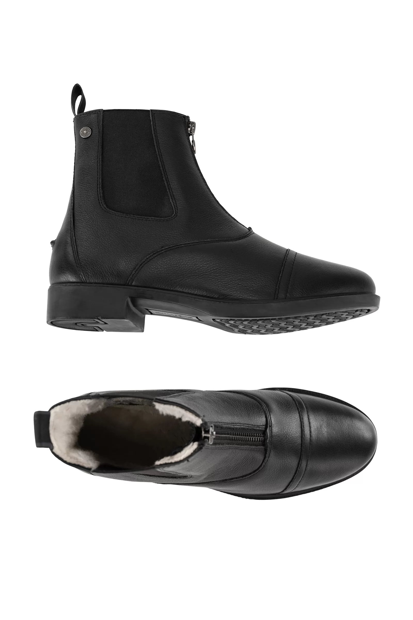 Kids Jodhpur Boots*suedwindfootwear Suedwind Footwear Nova Kids Front Zip Soft Kids' Winter Joghpur Boots Black