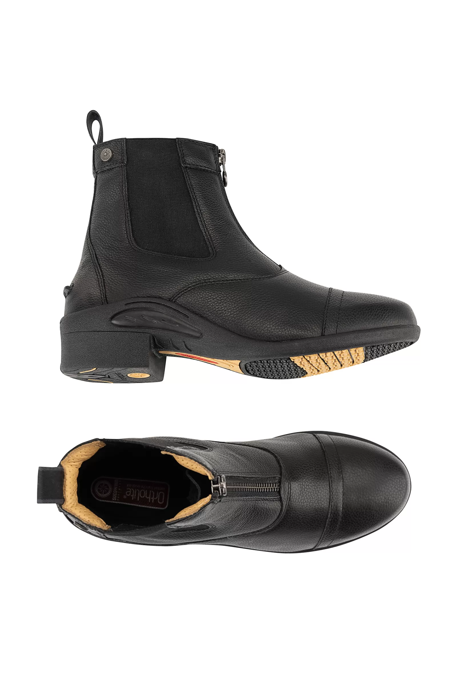 Jodhpur Boots*suedwindfootwear Suedwind Footwear Ultima Front Zip Soft Jodhpur Boots Black