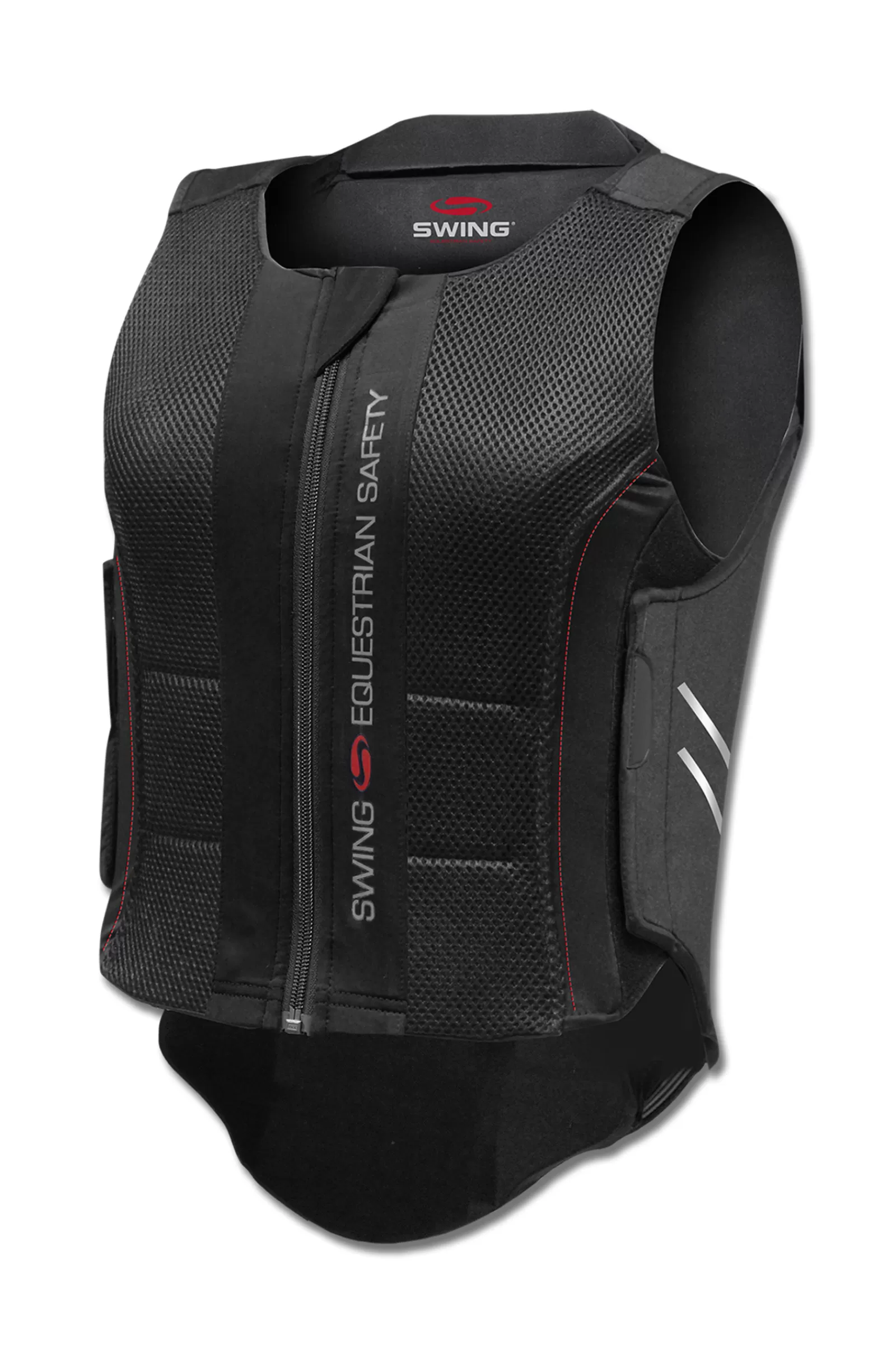 Back Protectors*swing P07 Back Protector, Flexible, Adults Black