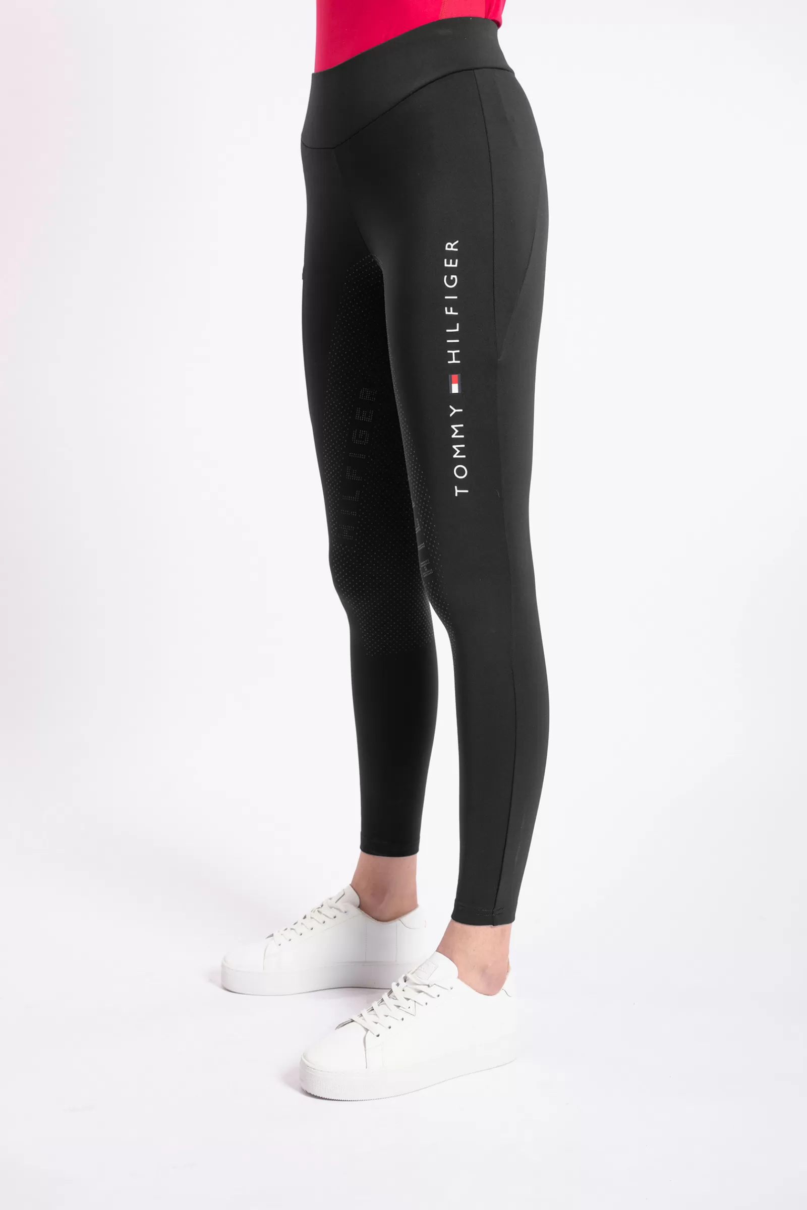 Riding Tights*tommyhilfigerequestrian Tommy Hilfiger Equestrian Elmira Women'S Winter Full Grip Ridign Tights Black