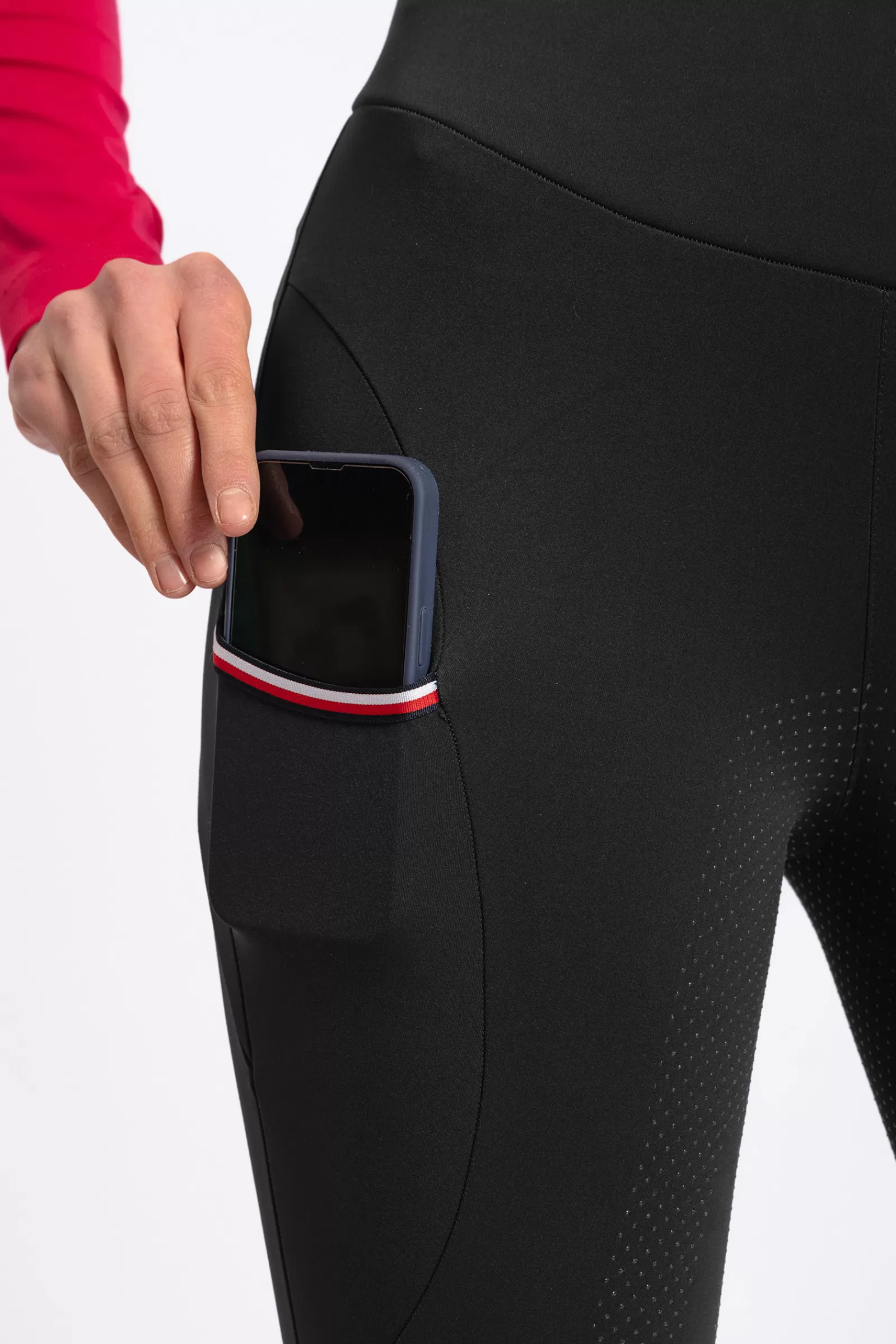 Riding Tights*tommyhilfigerequestrian Tommy Hilfiger Equestrian Elmira Women'S Winter Full Grip Ridign Tights Black