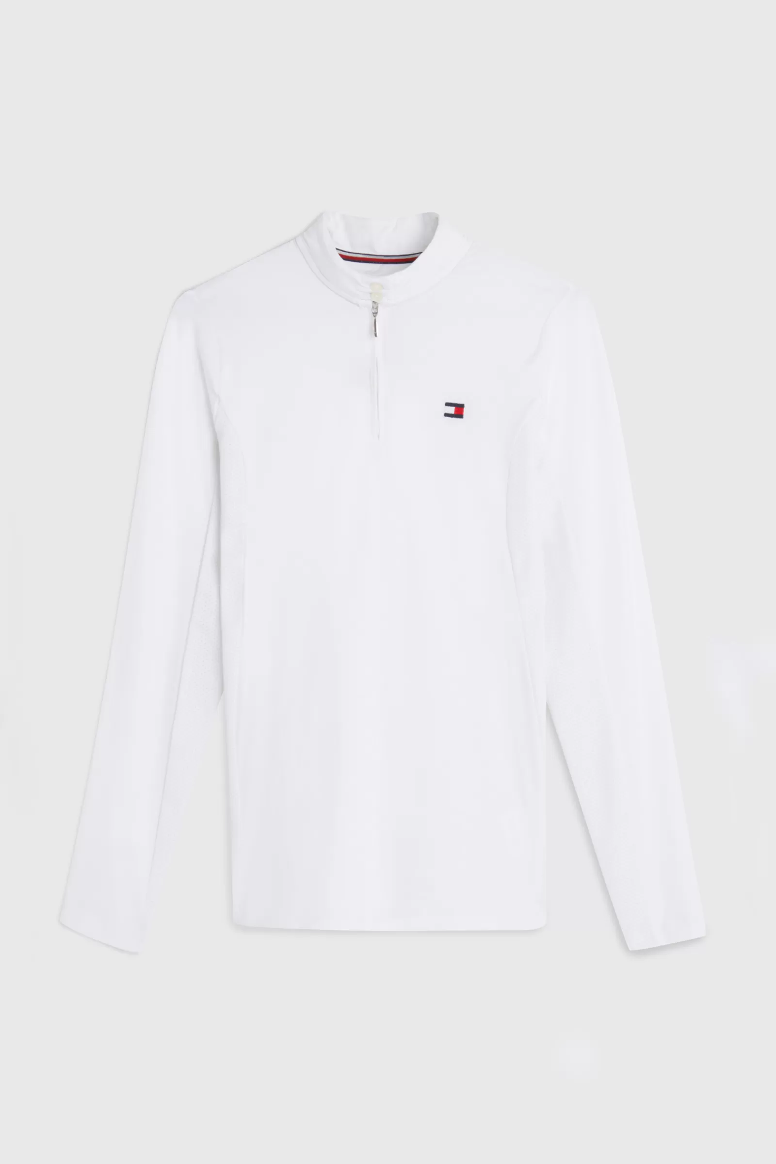 Show Clothing*tommyhilfigerequestrian Tommy Hilfiger Equestrian Fresh Air Womens Longsleeve Show Shirt Wh/Ab