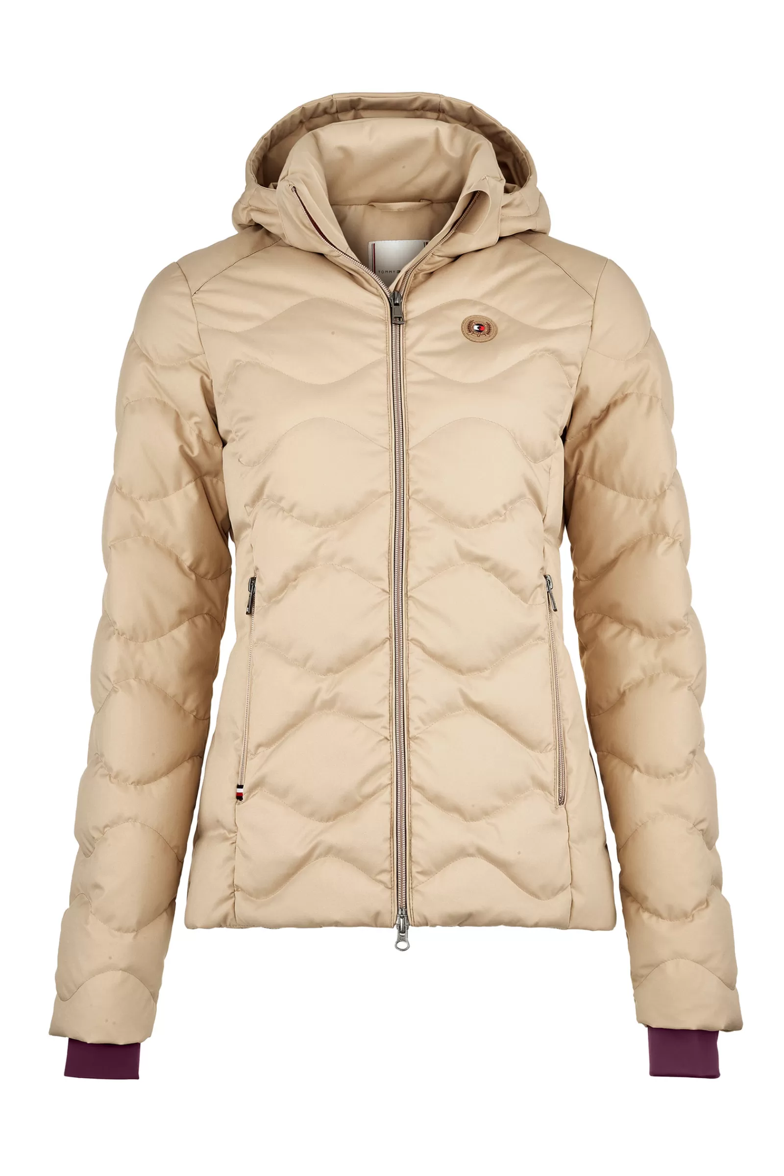 Coats & Jackets*tommyhilfigerequestrian Tommy Hilfiger Equestrian Mid-Weight Women'S Re-Down Jacket Beige