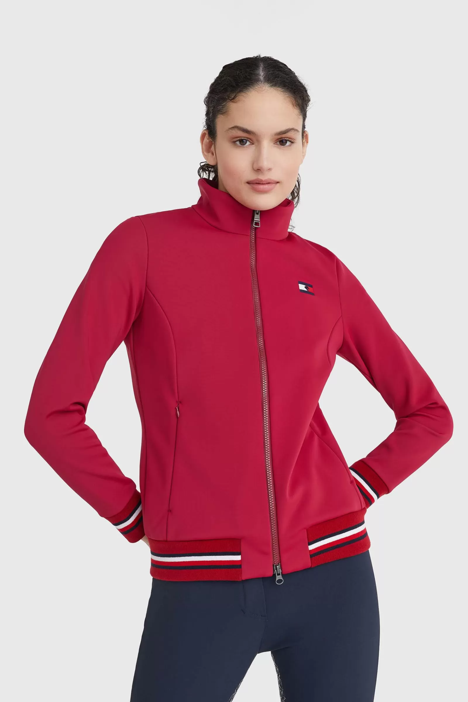 Coats & Jackets*tommyhilfigerequestrian Tommy Hilfiger Equestrian Softshell Jacket Brick Red