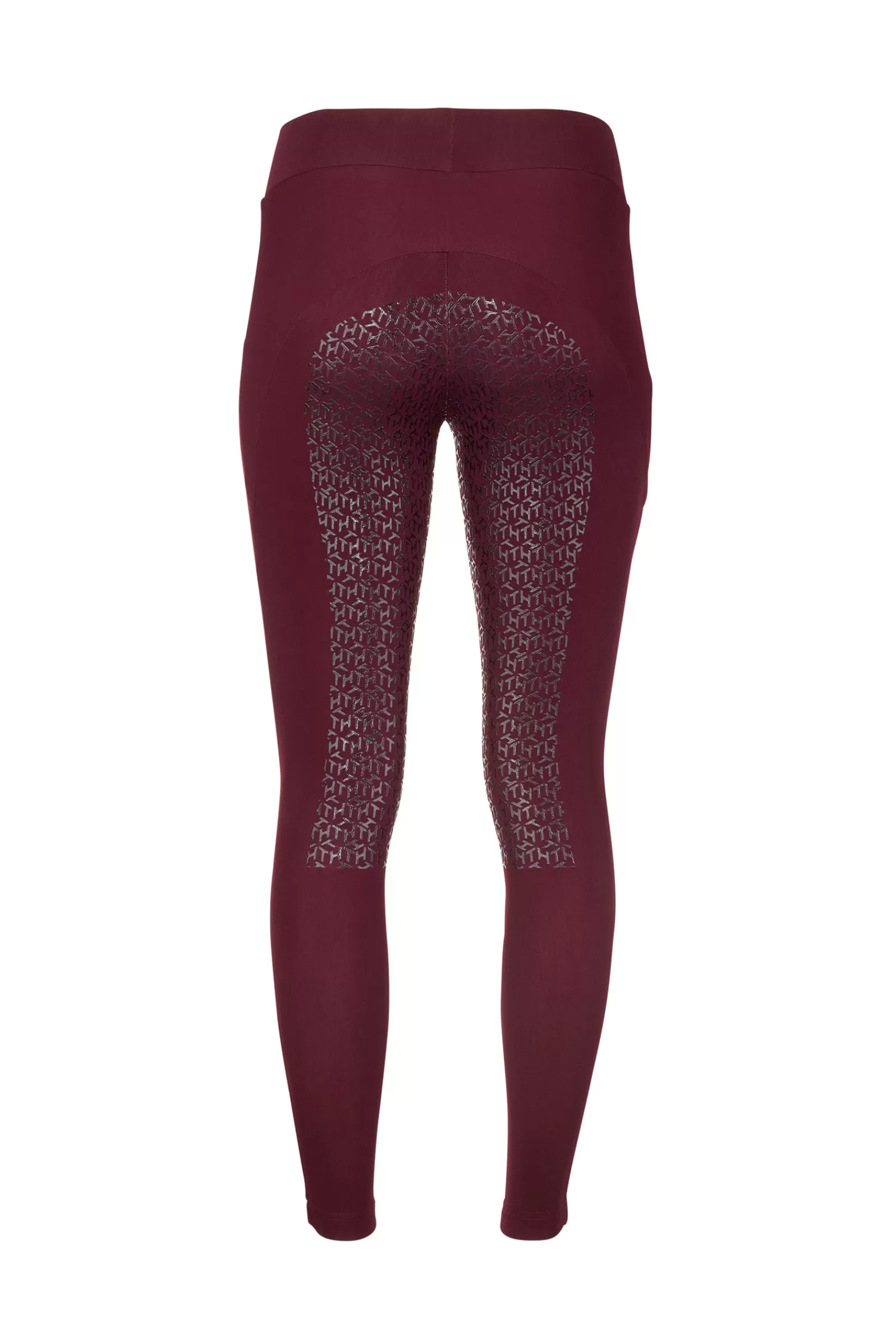 Riding Tights*tommyhilfigerequestrian Tommy Hilfiger Equestrian Women'S Full Grip Thermo Riding Tights Burgundy