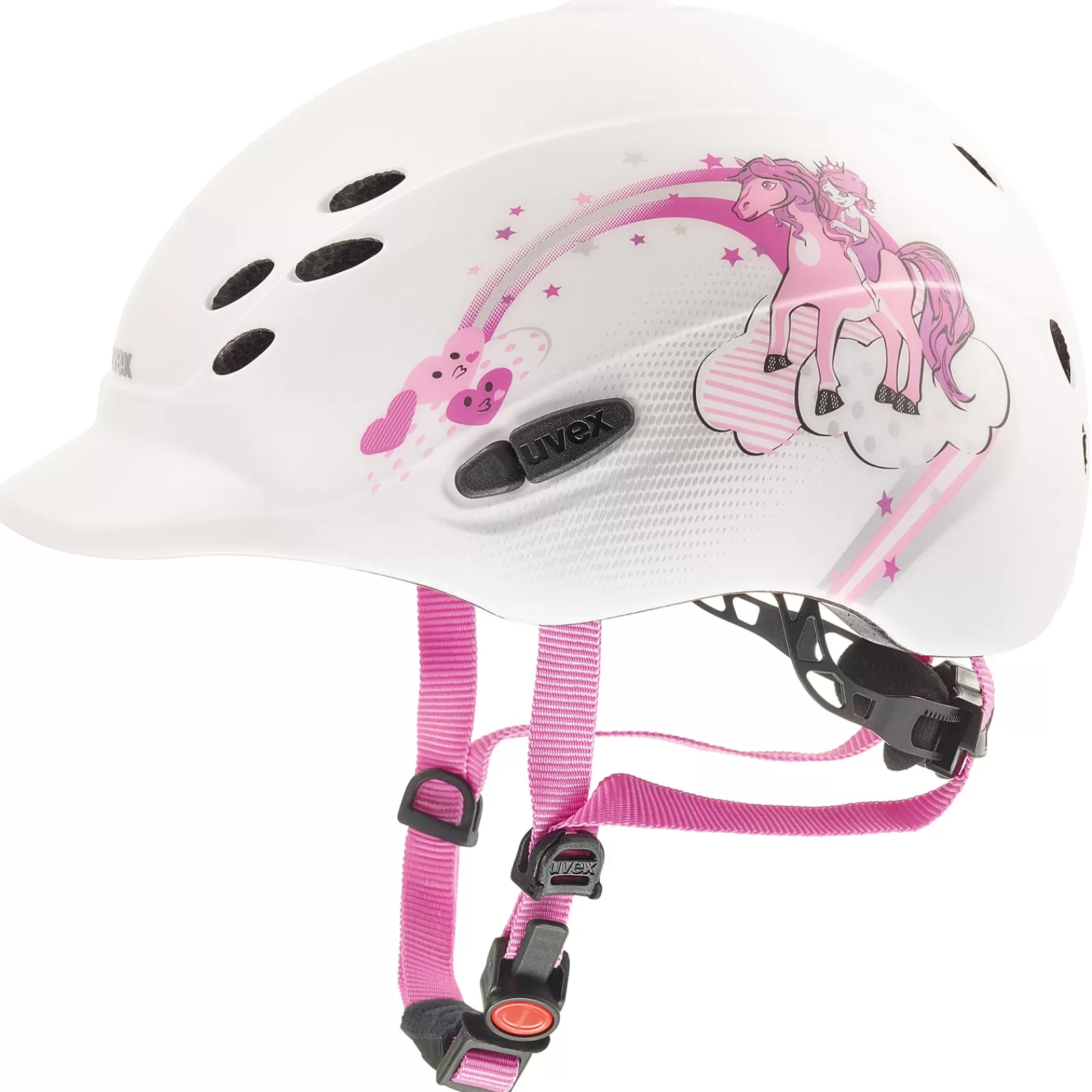 Kids Riding Helmets & Hats*uvex Onyxx Princess Kids' Riding Helmet Wh/Ab