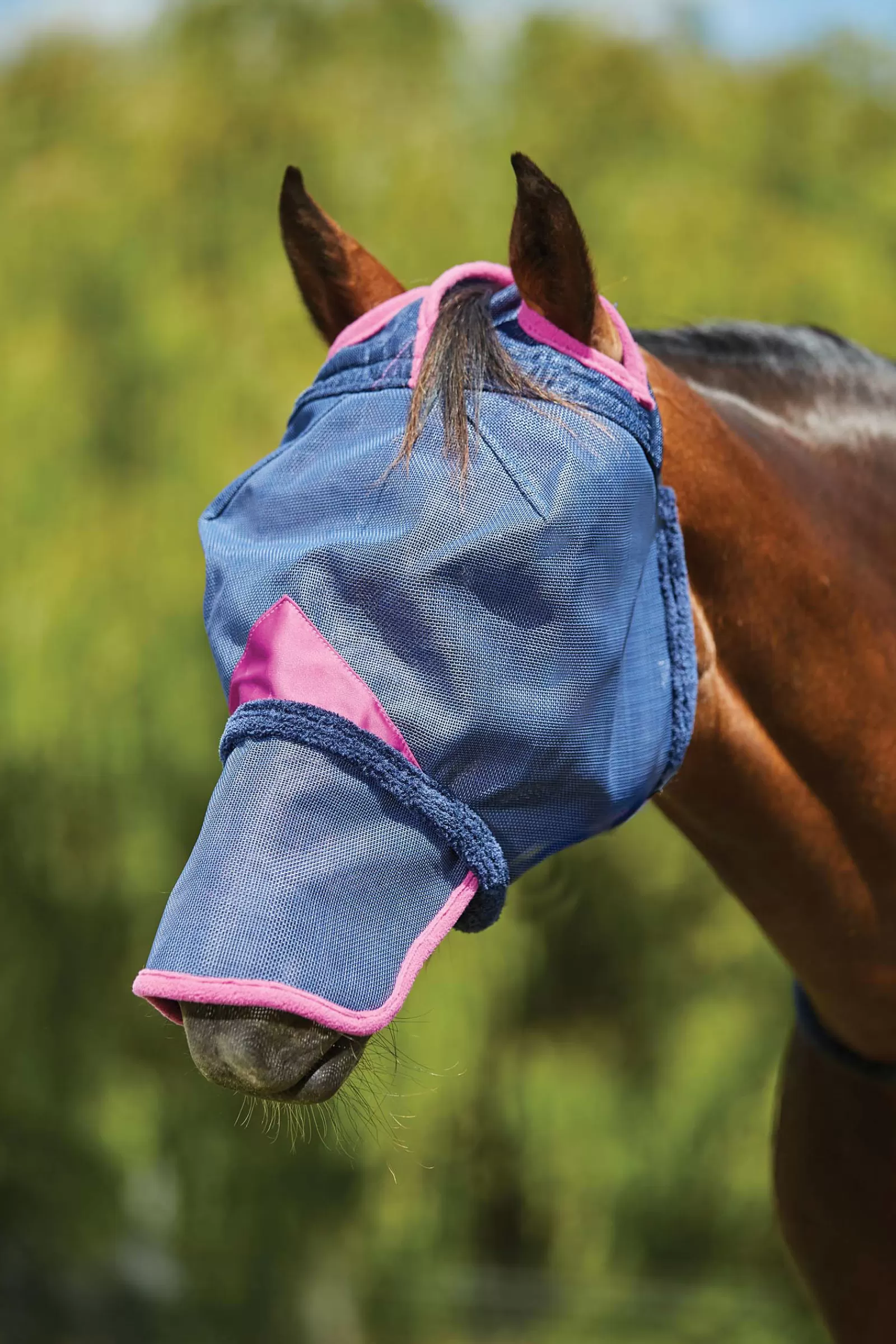 weatherbeeta Comfitec Deluxe Durable Mesh Mask With Nose> Fly Masks & Fringes