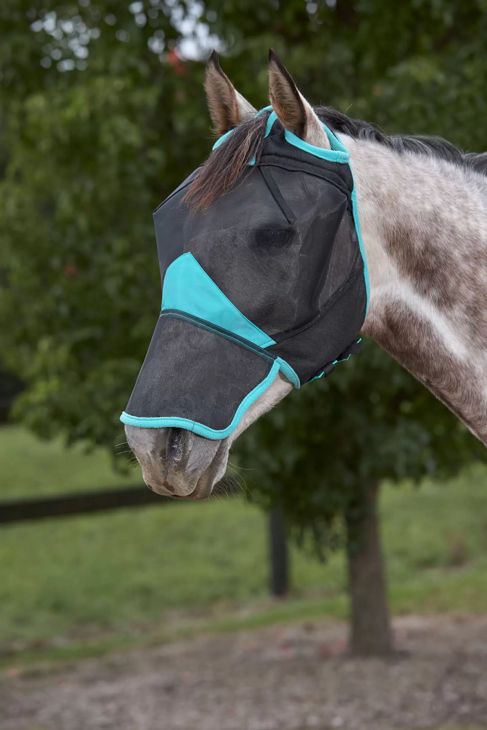 weatherbeeta Comfitec Deluxe Fine Mesh Mask With Nose> Fly Masks & Fringes